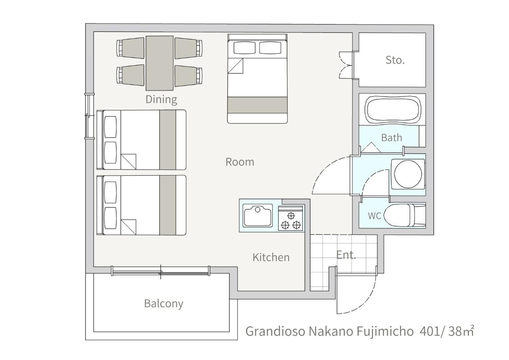 טוקיו Green House Nakano Fujimicho - Vacation Stay 65992V מראה חיצוני תמונה